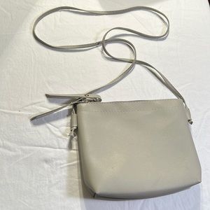 Gray Crossbody Bag